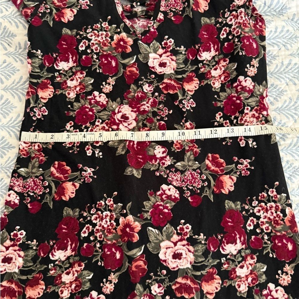 New B&B Boutique soft black floral dress Medium - Picture 9 of 16